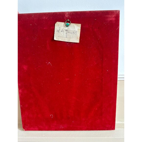 Vintage religious wall art: framed Botticelli Madonna and Child print 1969 - Picture 5 of 5